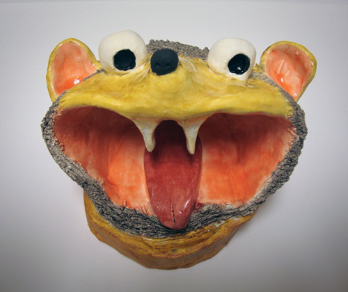 PAST PROJECT: Big mouth animal - Mrs. T's Graphic Design and Fine Art  classesHammonton High School (2014-15)